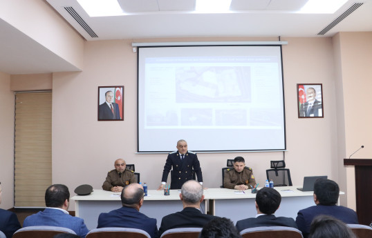 Baş Prokurorluqda mülki müdafiə məşqi keçirilib