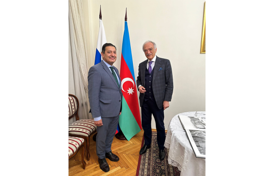 Polad Bülbüloğlu Pakistanın Rusiyadakı səfirini qəbul edib