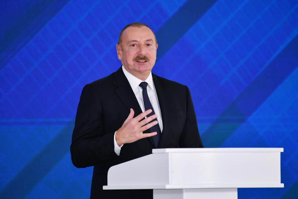 Azərbaycan Prezidenti: Biz yaşıl gündəliyə doğru irəliləyirik