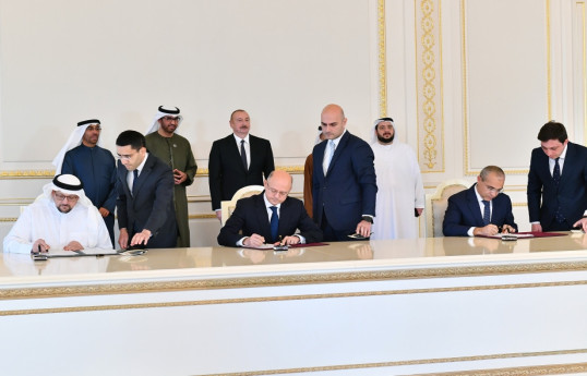 Azərbaycan Hökuməti ilə BƏƏ-nin “Masdar” şirkəti arasında sənədlər imzalanıb