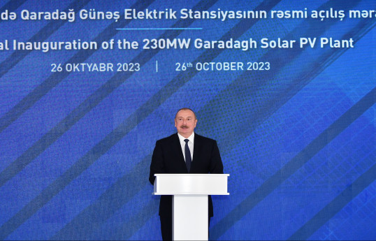 Prezident: Azərbaycanın BƏƏ ilə bərpaolunan enerji mənbələri üzrə əməkdaşlıq üçün böyük planları var