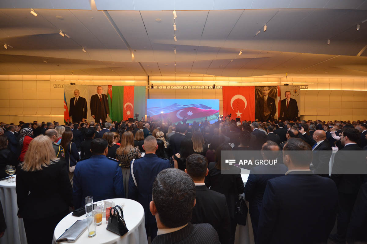 Bakıda Türkiyə Cümhuriyyətinin qurulmasının 100-cü ildönümü qeyd olunub - FOTO 