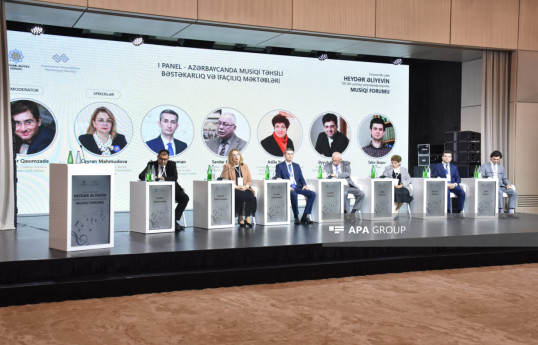 Bakıda Musiqi Forumu çərçivəsində iki panel təşkil edilib - FOTO  - YENİLƏNİB 