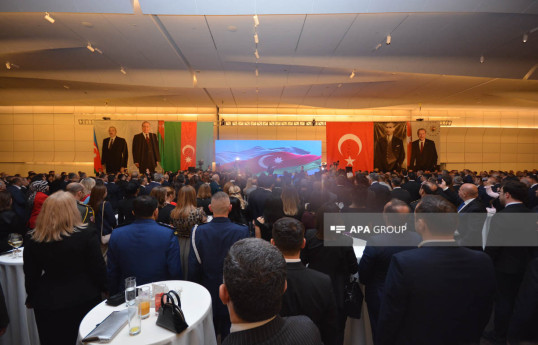Bakıda Türkiyə Cümhuriyyətinin qurulmasının 100-cü ildönümü qeyd olunub - FOTO 
