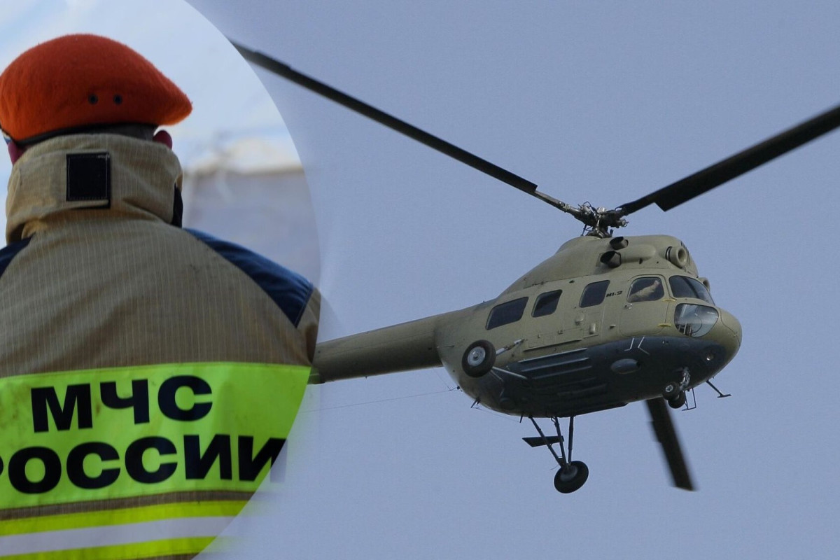 Yakutiyada helikopter qəzaya uğrayıb, 5 nəfər xəsarət alıb