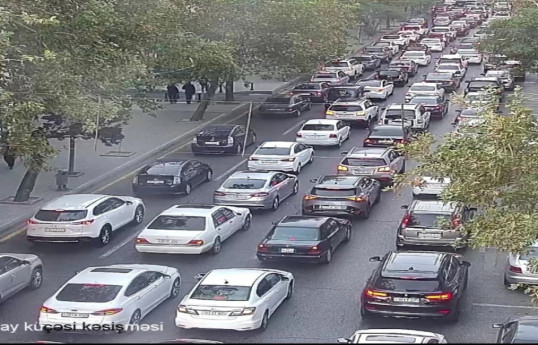 Bakıda sıxlıq müşahidə edilən yollar - SİYAHI 