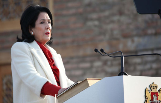 "Gürcü Arzusu": Zurabişvilinin partiya yaradaraq parlament seçkilərində iştirak planları var