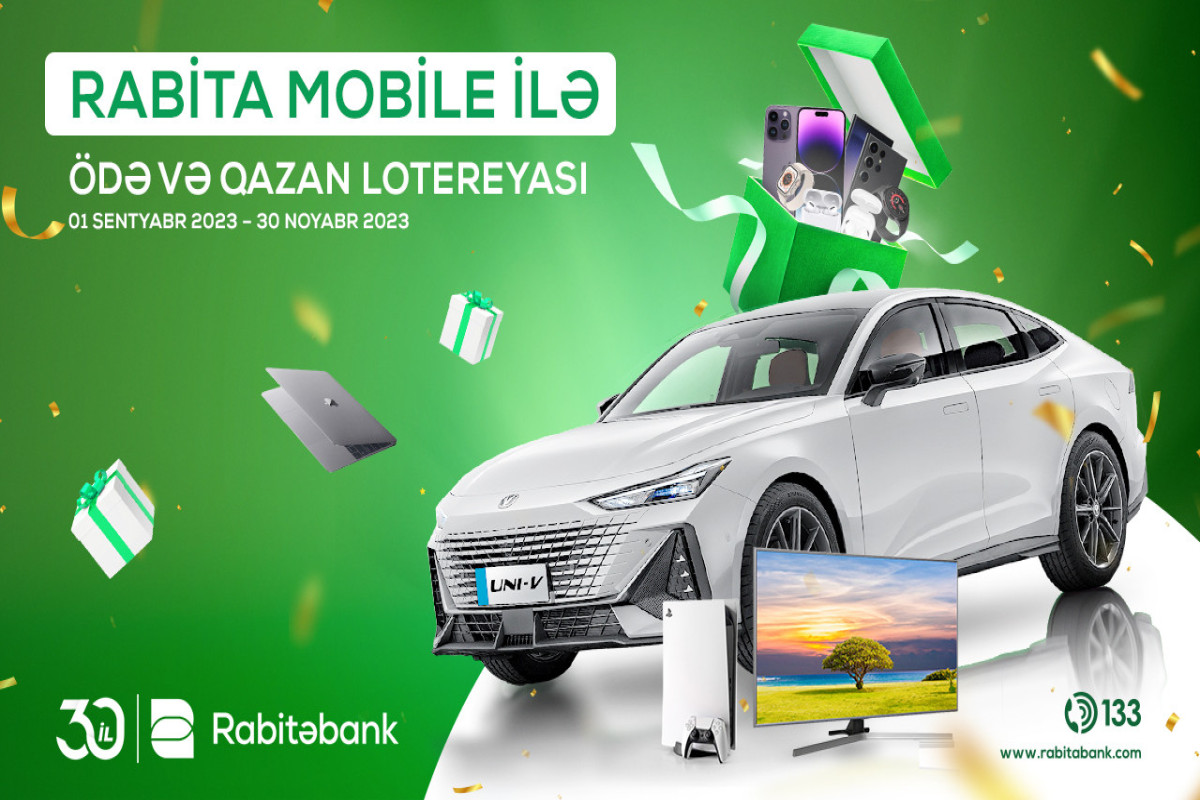 Rabitəbank “Rabita Mobile ilə ödə və qazan” lotereyasına start verir