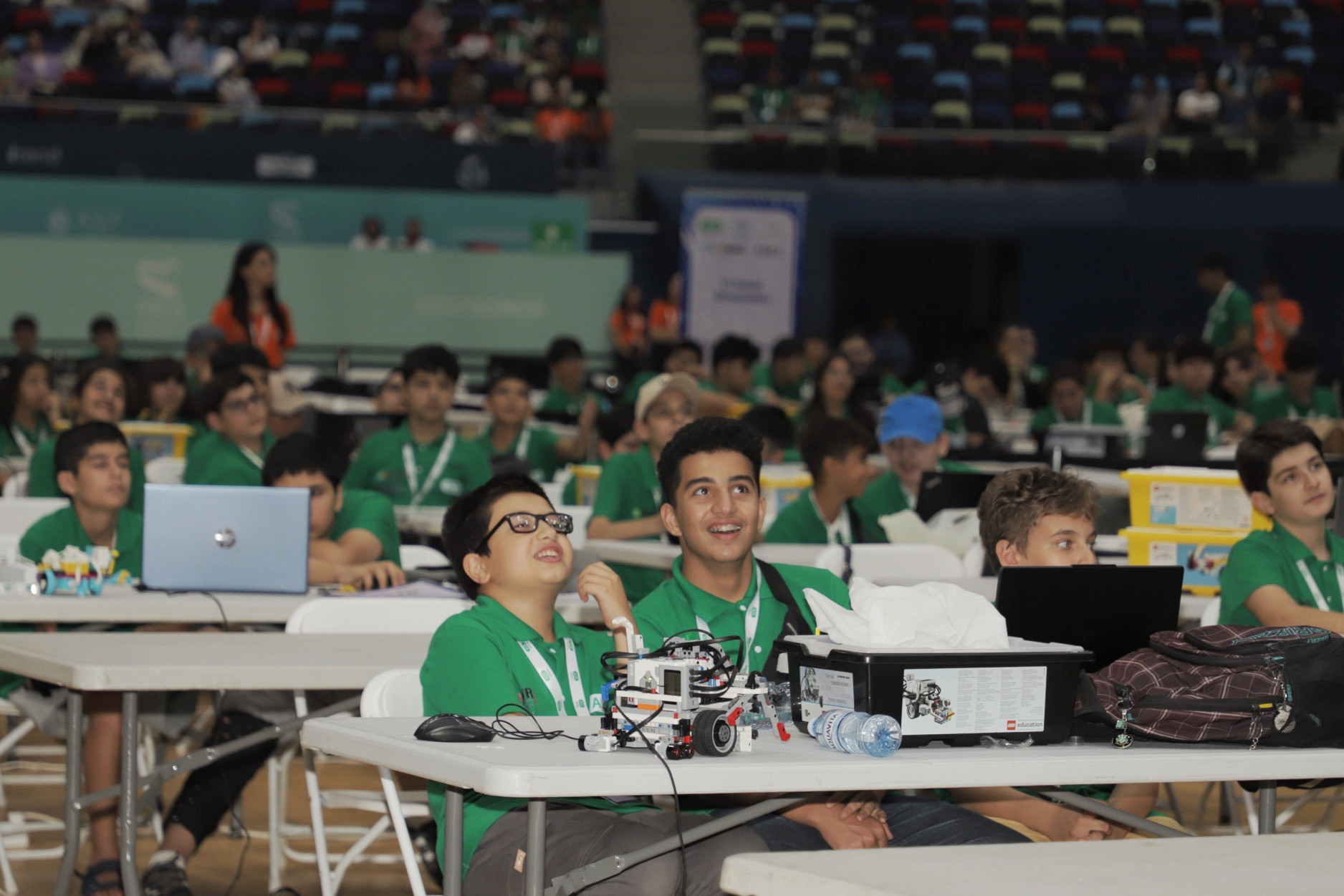 Bakıda VI Robot Olimpiadasına start verildi - FOTOLAR 2 Bakıda VI Robot Olimpiadasına start verilib - FOTO