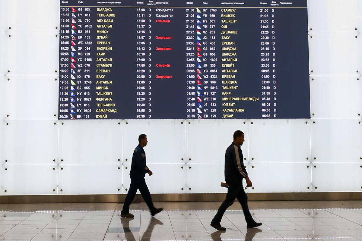 Moskvanın hava limanlarında 40-dan çox reys ləğv edildi
