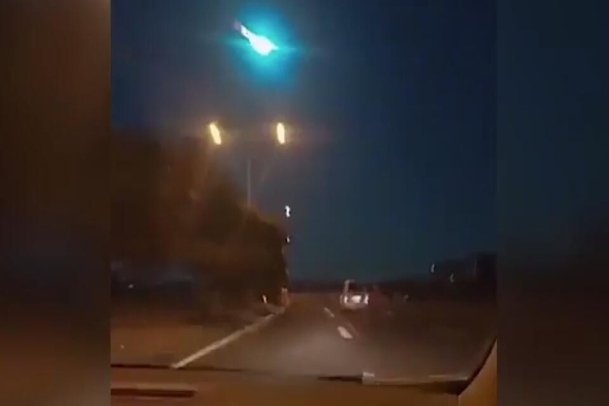 Türkiyənin şərq vilayətlərinə meteorit düşüb - VİDEO 