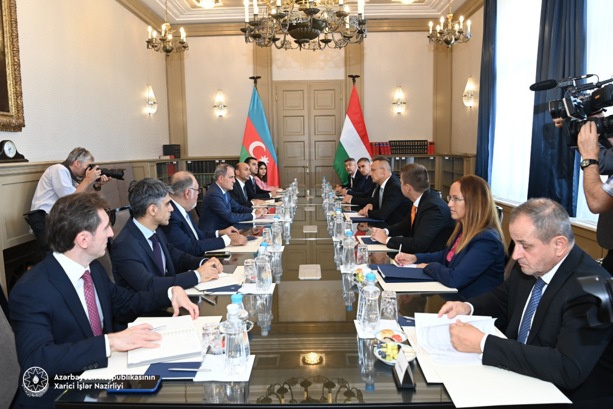 Foreign ministers of Azerbaijan and Hungary held an expanded meeting-UPDATED 