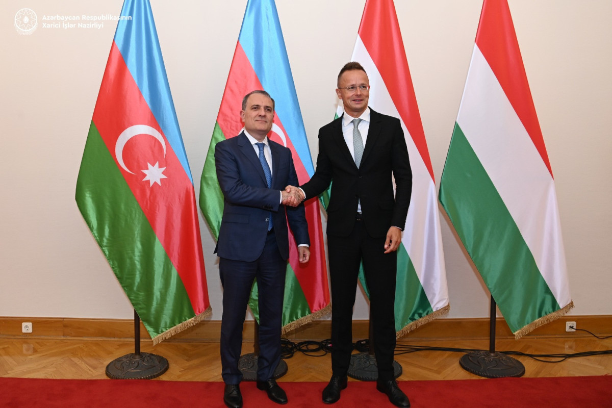 Джейхун Байрамов встретился с министром иностранных дел и торговли Венгрии