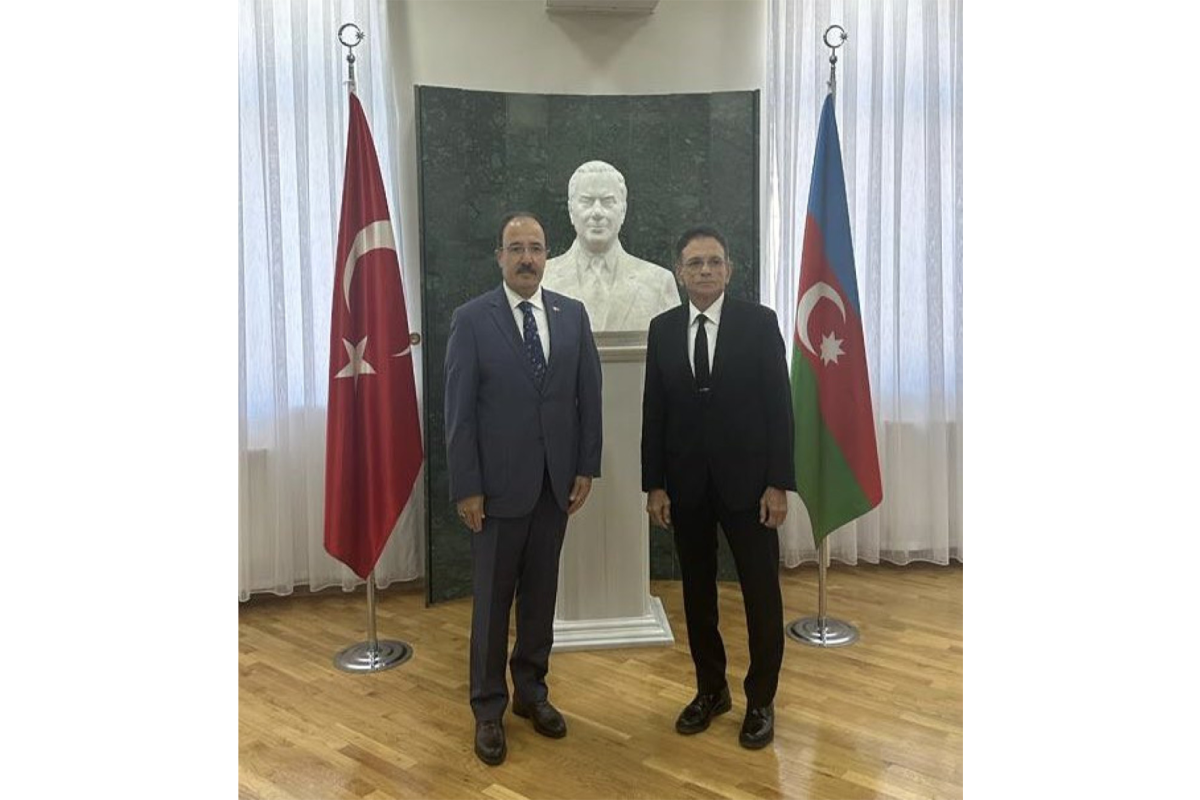 Türkiyə səfiri Mədət Quliyev və Səməd Seyidovla görüşüb - FOTO 