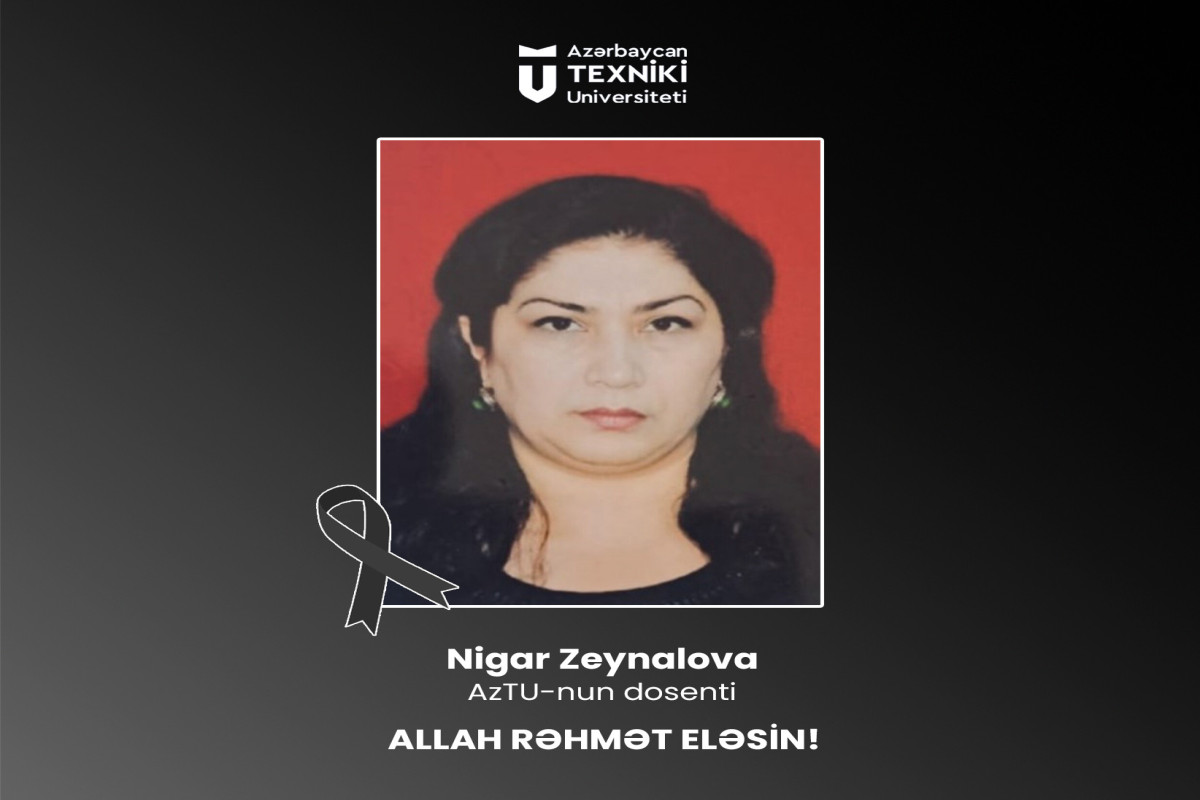 AzTU-nun dosenti vəfat edib