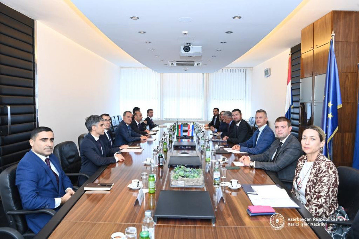 Ceyhun Bayramov Xorvatiyanın iqtisadiyyat və dayanıqlı inkişaf naziri ilə görüşüb