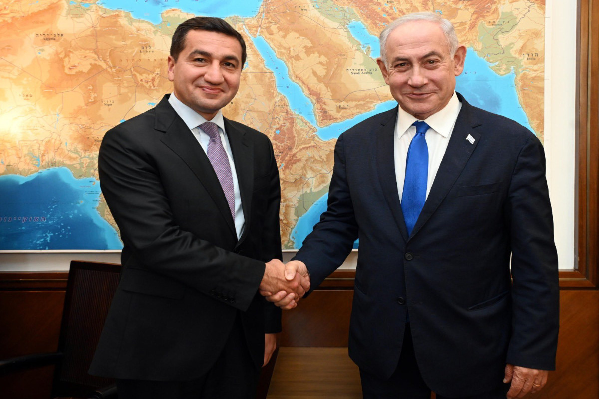 Assistant to Azerbaijani President meets with Israeli Prime Minister