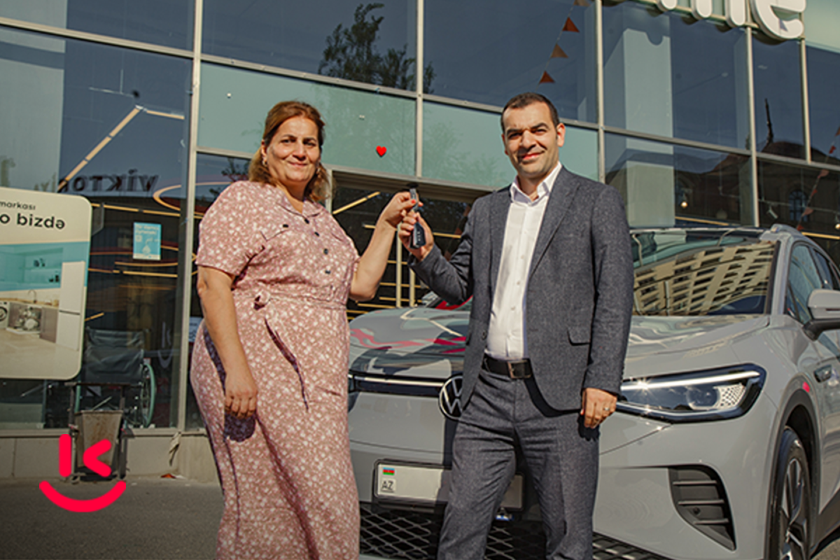 “Kontakt”ın “Şeş-qoşa” kampaniyasında udulan “Volkswagen ID.4”lər sahiblərinə təqdim olunub - FOTO 