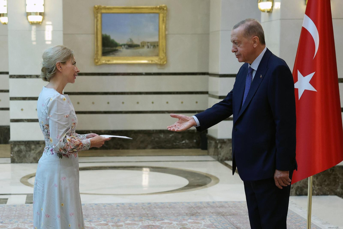 Ərdoğan İsveçin yeni səfirini qəbul edib