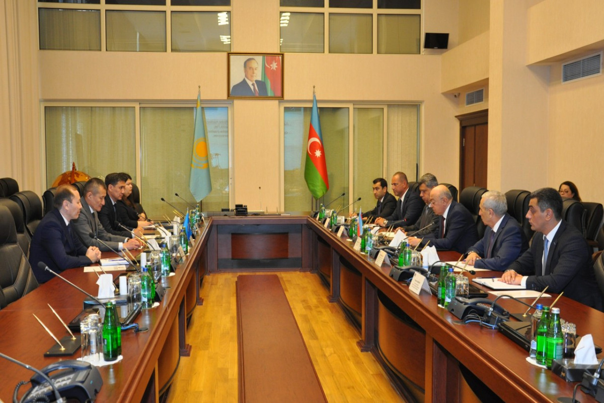 Kəmaləddin Heydərov qazaxıstanlı həmkarı ilə görüşüb