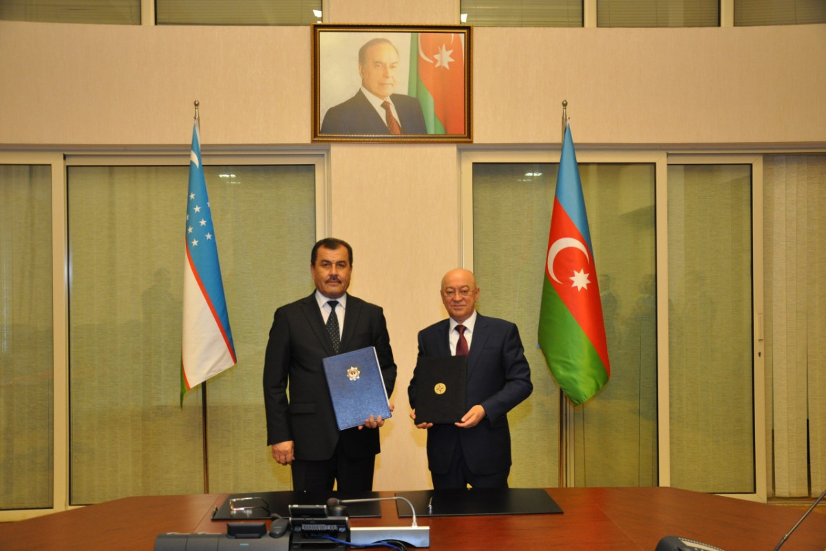 Kəmaləddin Heydərov özbəkistanlı həmkarı ilə görüşüb