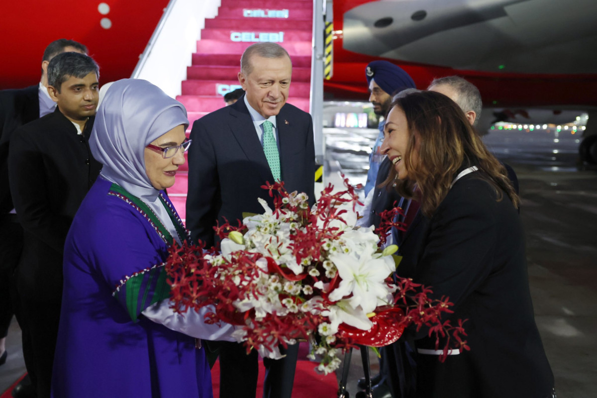 Ərdoğan Hindistana səfər edib - FOTO  - YENİLƏNİB 