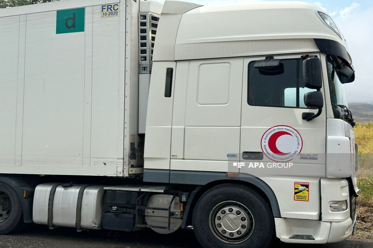 Food cargo sent from Baku for Armenian residents of Garabagh awaits on Aghdam-Khankandi road for 12 days in a row