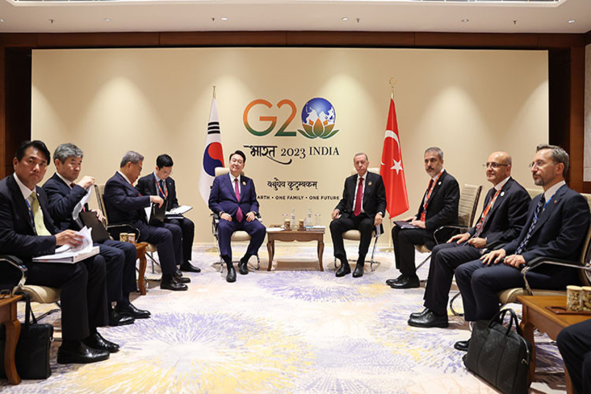 Turkish, South Korean presidents meet in India for talks