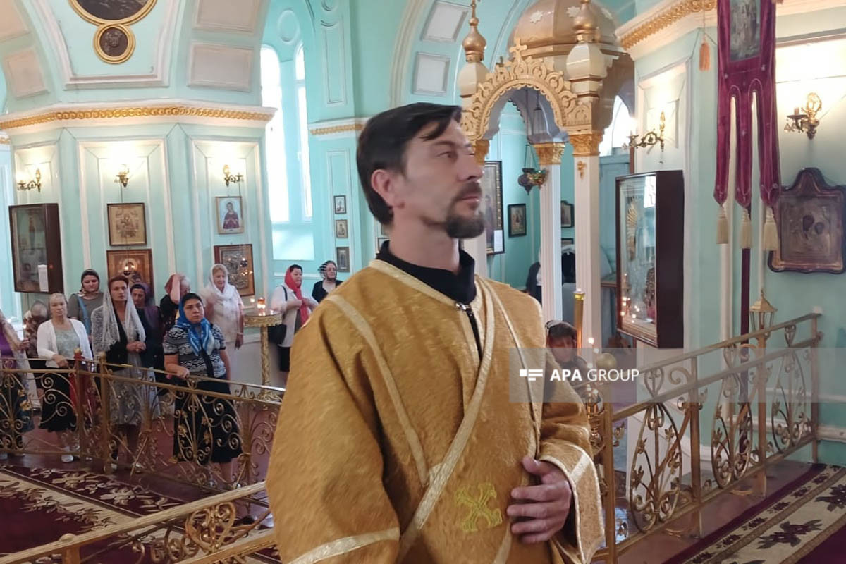 Gəncədə Aleksandr Nevski Pravoslav Kilsəsinin 136 illiyi qeyd olunub - FOTO 