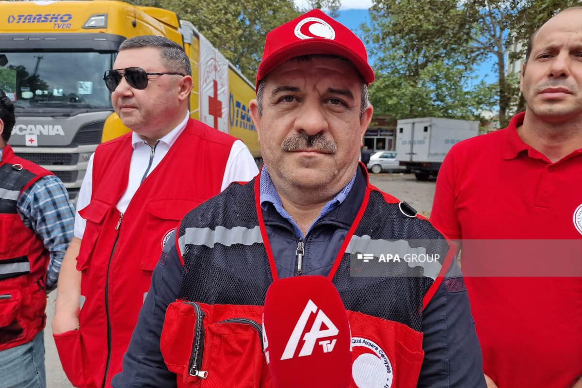 Rovshan Aliyev, vice president of the Azerbaijan Red Crescent Society