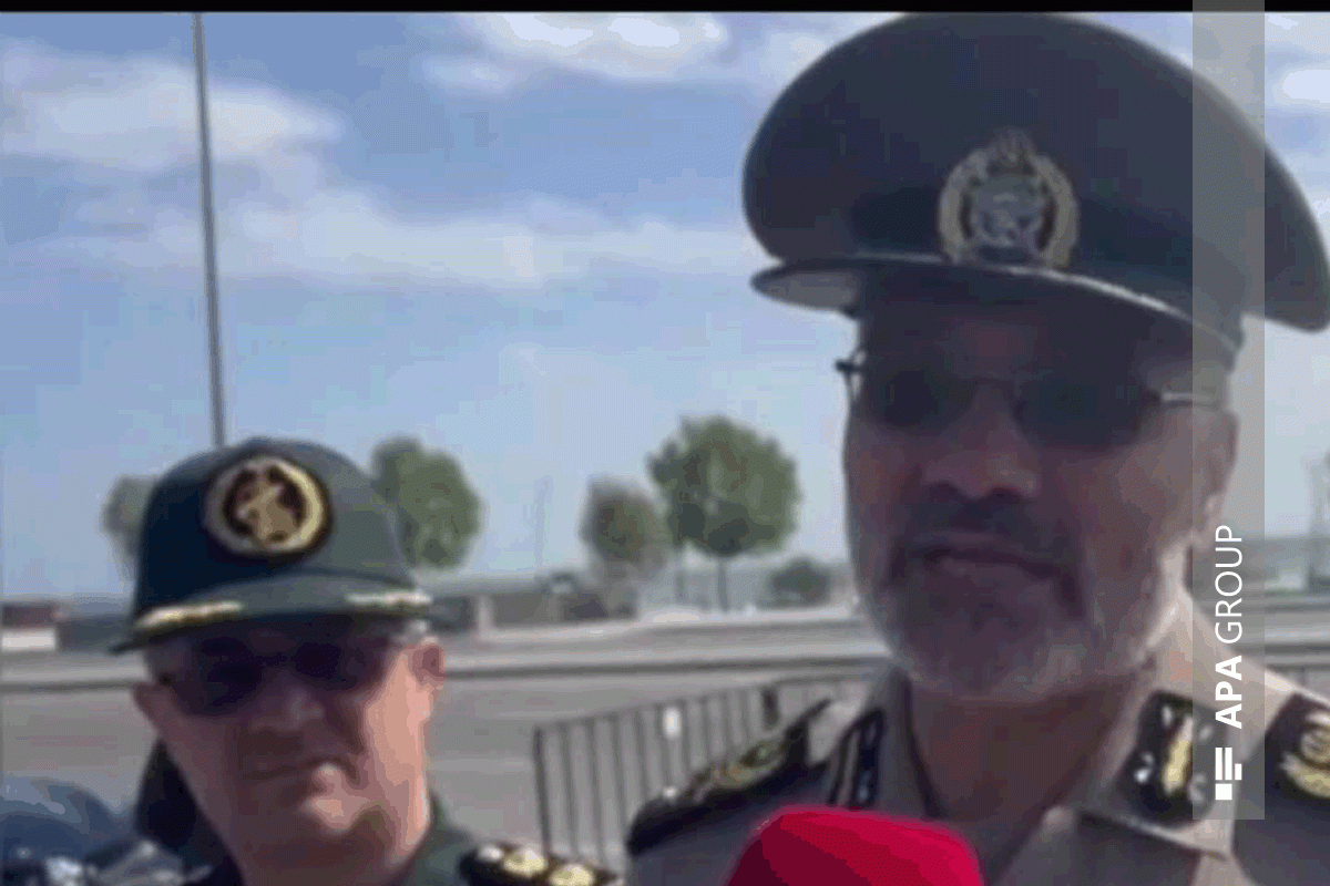 İranlı general: İranın Azərbaycanla sərhədə qoşun toplaması barədə məlumat tamamilə əsassızdır  - VİDEO 