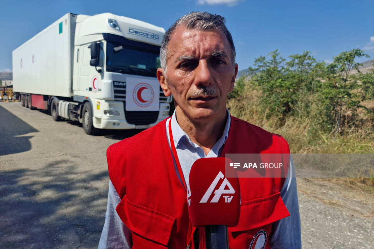Passage of food truck of the Russian Red Cross Society to Khankendi has not yet taken place - Azerbaijan Red Crescent Society