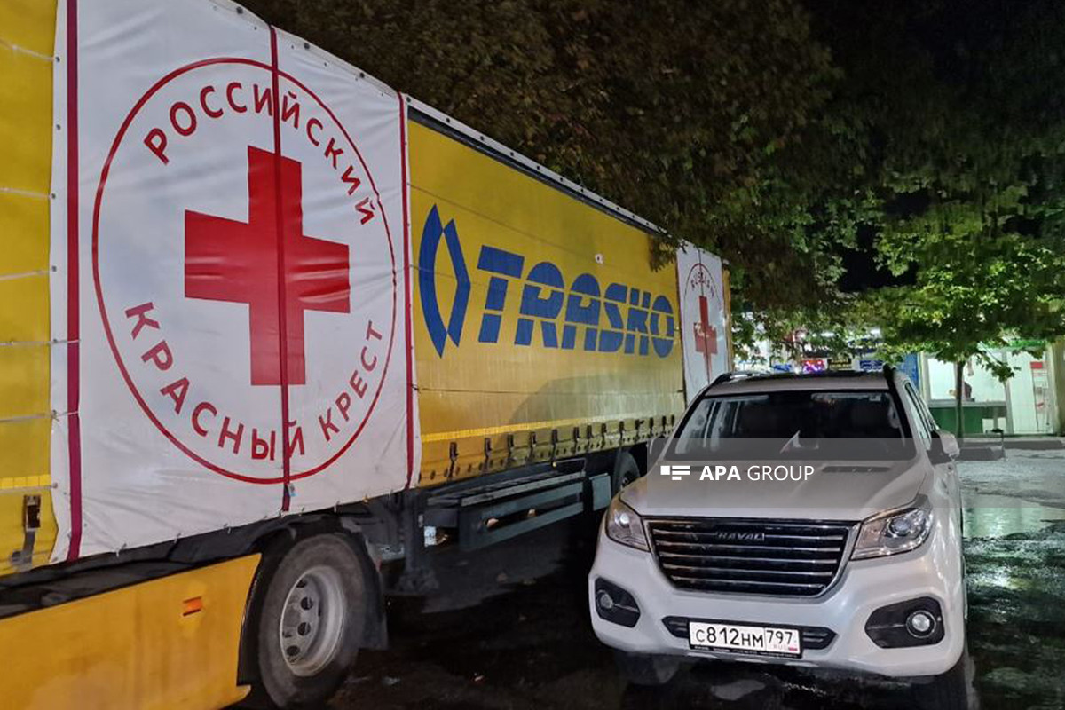 Armenian separatists delay passage of Russian food cargo to Khankendi-PHOTO 