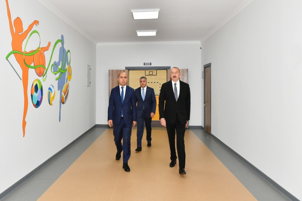 Президент принял участие в открытии нового здания средней школы № 11 города Хырдалан-ФОТО -ОБНОВЛЕНО 
