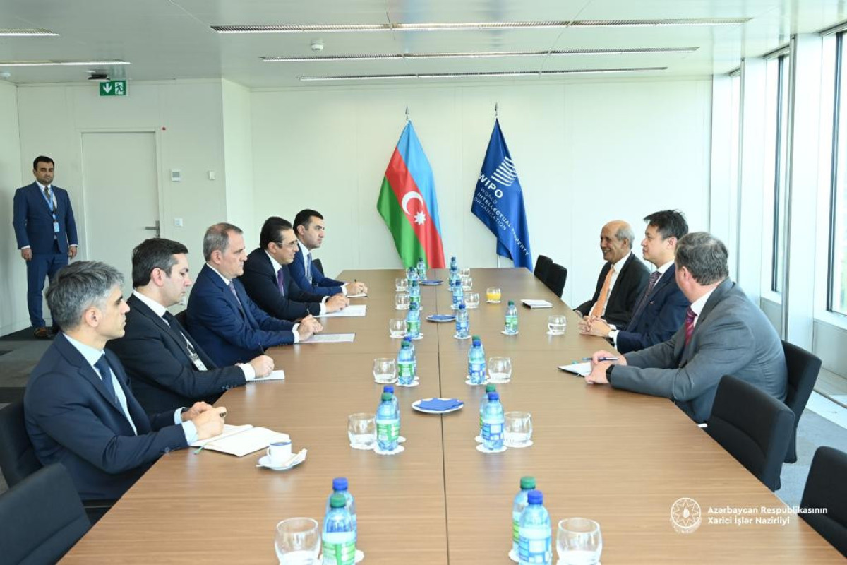 Ceyhun Bayramov Ümumdünya Əqli Mülkiyyət Təşkilatının baş direktoru ilə görüşüb