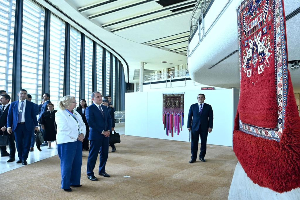 Azerbaijani Foreign Minister joins carpet exhibition opening at UN Office in Geneva-<span class="red_color">PHOTO