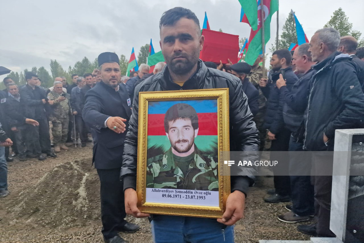 30 il əvvəl itkin düşən Şəmsəddin Allahverdiyevin Xocavənddə tapılan qalıqları Füzulidə dəfn olunub - FOTO  - YENİLƏNİB 