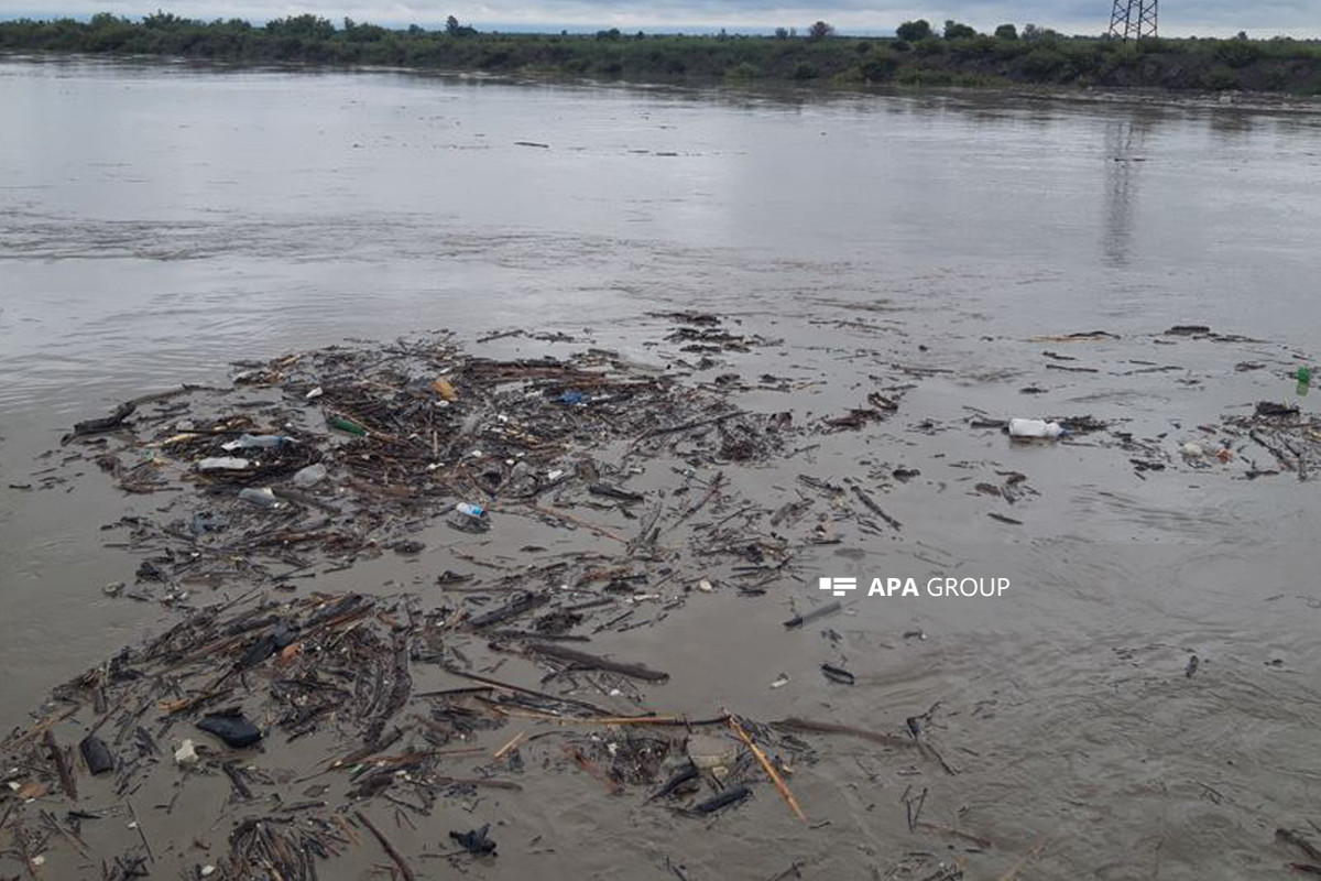 В реке Гёйчай повысился уровень воды, возникла угроза наводнения-ФОТО 