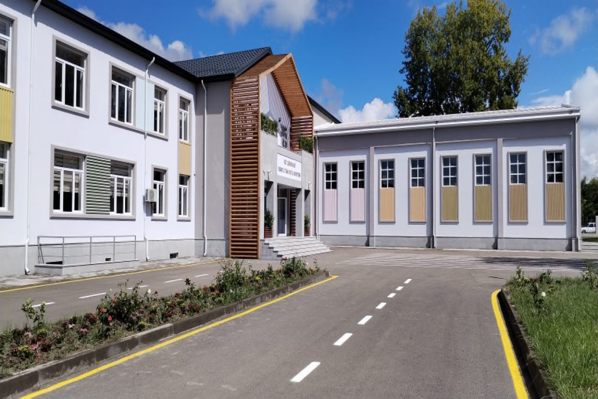 Фонд Гейдара Алиева построил в поселке Нидж новое здание для школы, возраст которой свыше 150 лет - ФОТО 