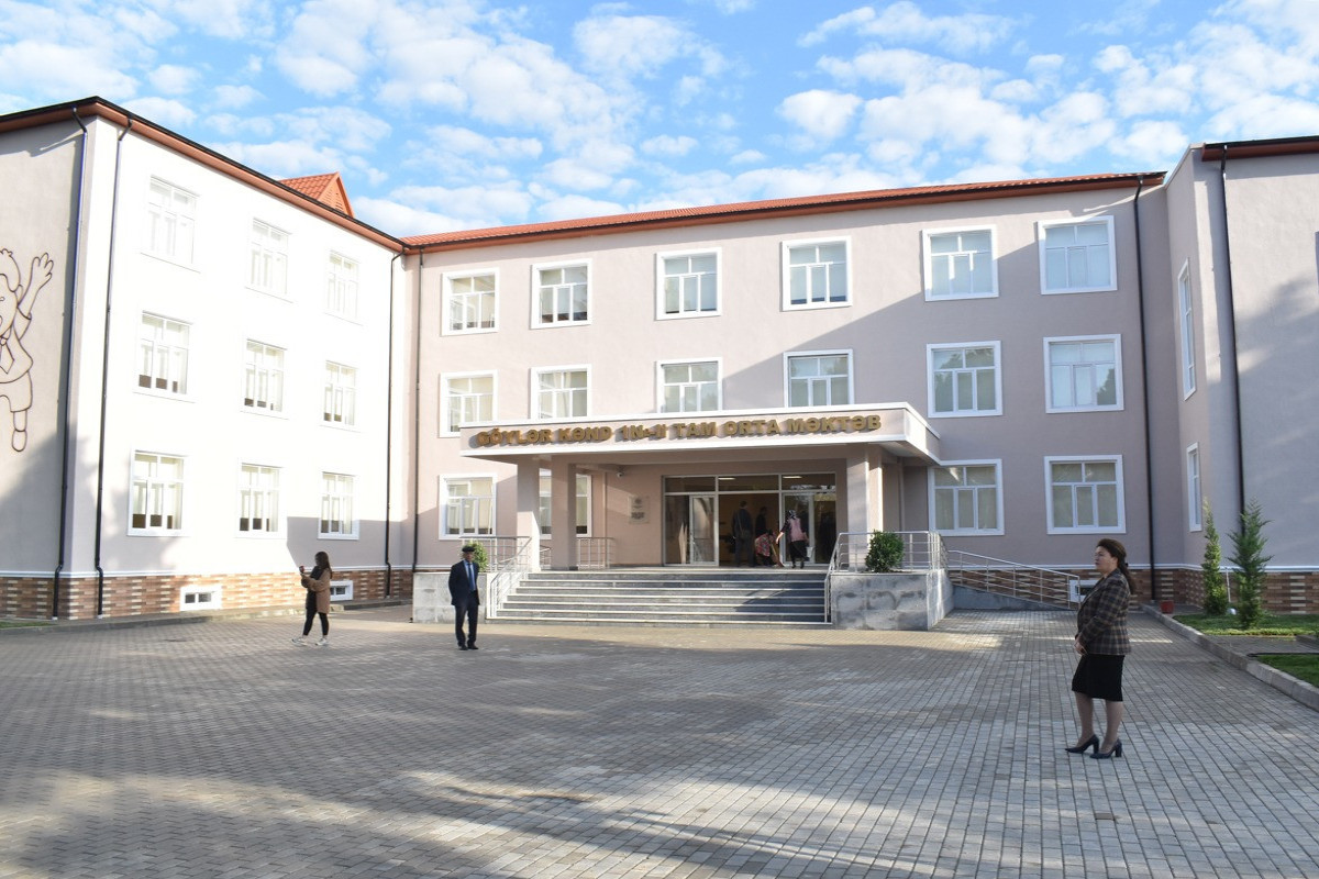 Heydər Əliyev Fondunun inşa etdiyi 500-cü məktəb istifadəyə verilib - FOTO 