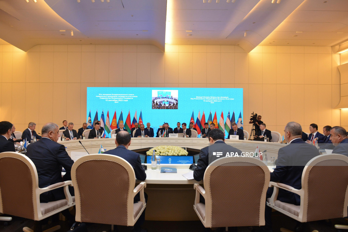 Bakıda MDB-yə üzv dövlətlərin Baş Prokurorlarının Əlaqələndirmə Şurasının iclası keçirilib - YENİLƏNİB 