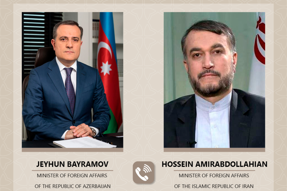 Azərbaycan və İran XİN rəhbərləri iki ölkə arasında münasibətlərin tam normallaşması üçün atılması zəruri olan tədbirləri müzakirə edib