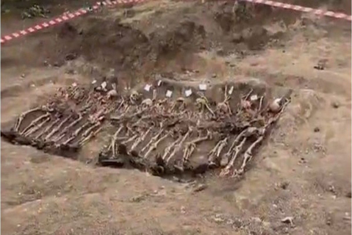 A total of 10 mass graves found, identity of 15 people determined so far