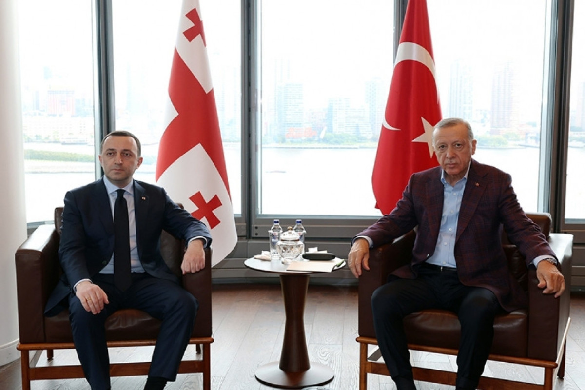 Ərdoğan Nyu-Yorkda Gürcüstanın Baş naziri ilə görüşüb