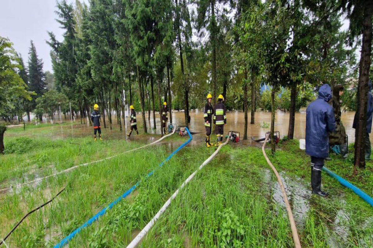 МИД: В Астаре и Лянкяране продолжаются мероприятия на затопленных территориях – ВИДЕО 