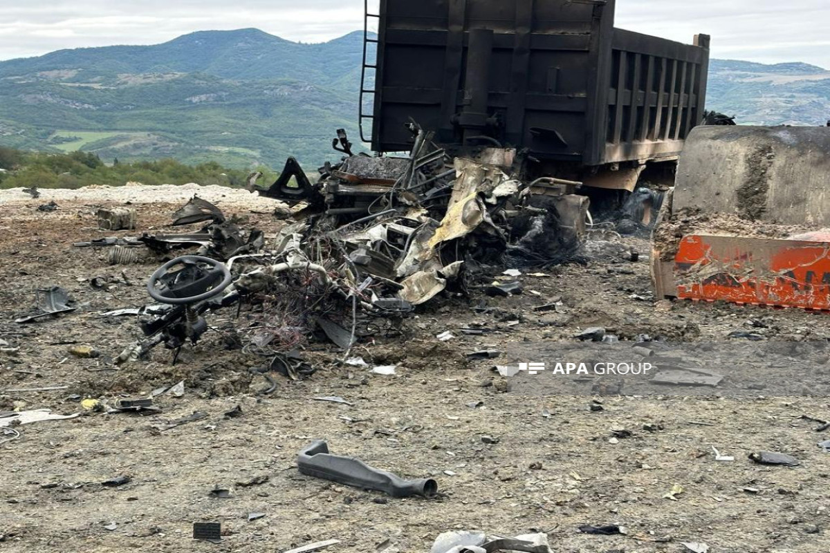 Ermənilərin AAYDA əməkdaşlarına qarşı mina terrorunun dəhşətli GÖRÜNTÜLƏRİ 