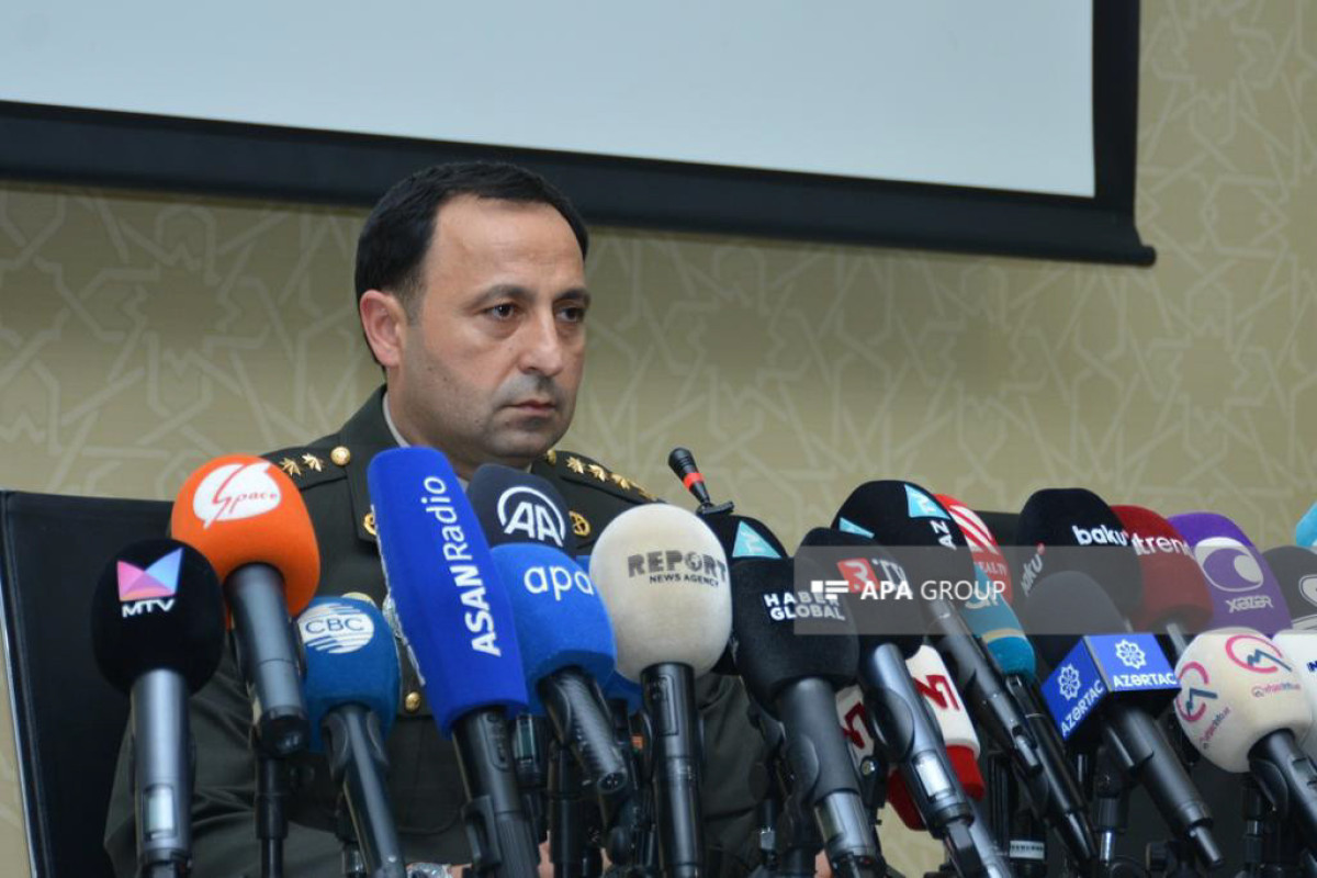 Müdafiə Nazirliyi Qarabağdakı lokal xarakterli antiterror tədbirləri ilə bağlı brifinq keçirib - VİDEO 