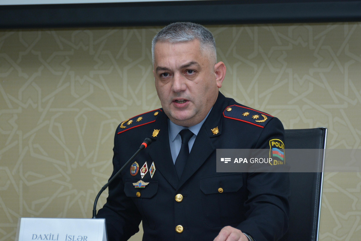 Elshad Hajiyev, the head of the press service of the Ministry of Internal Affairs
