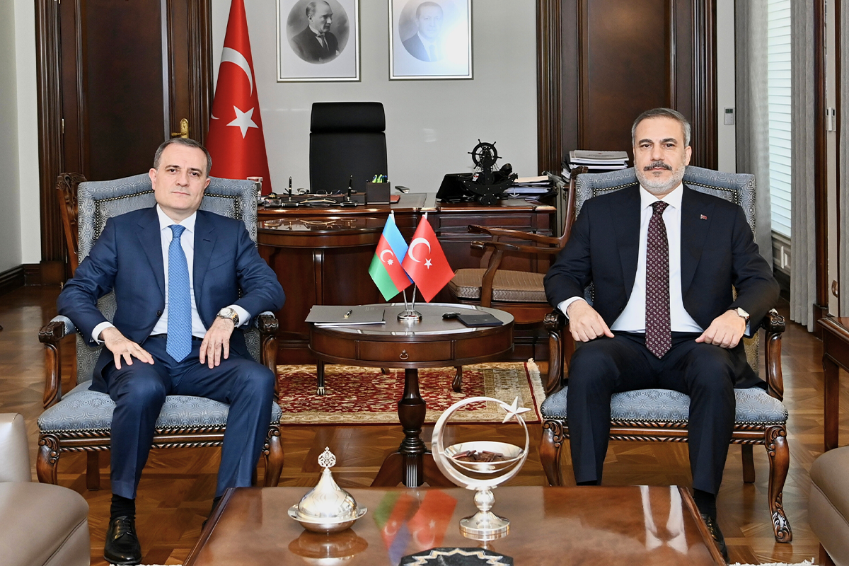 Jeyhun Bayramov, Azerbaijani Foreign Minister and Hakan Fidan, Turkish Foreign Minister