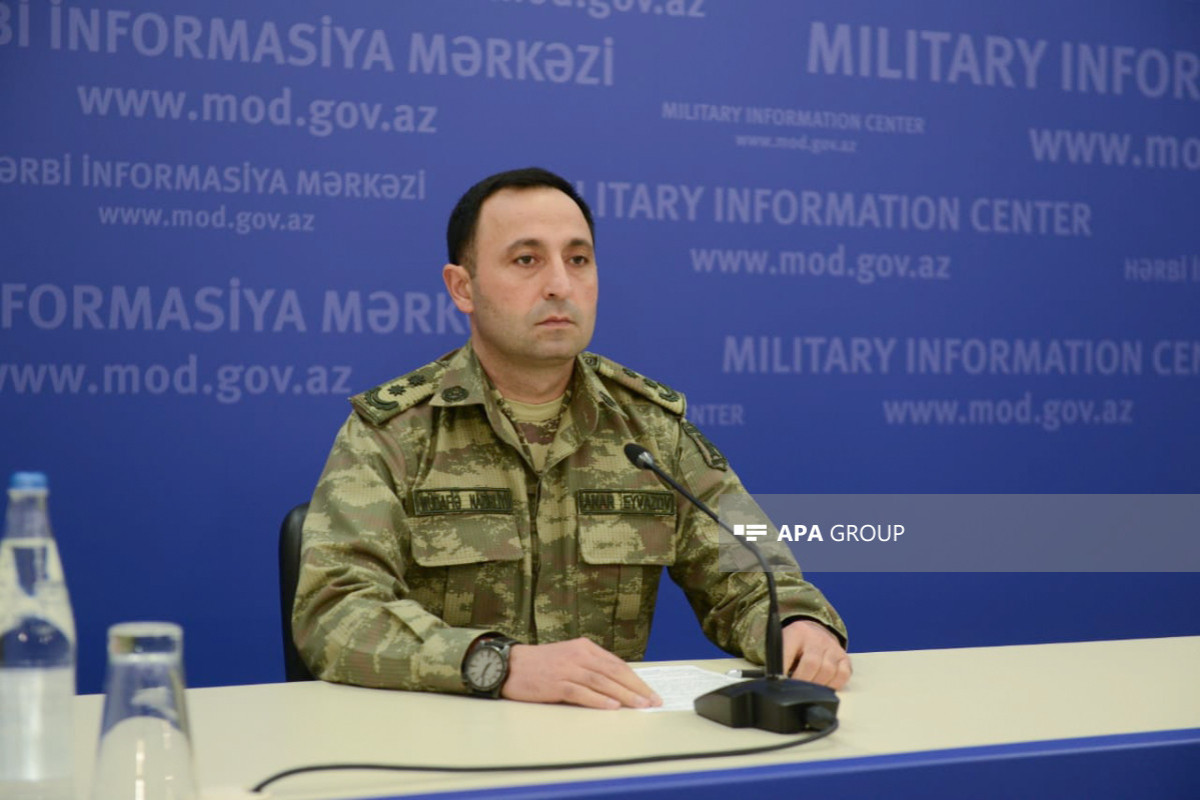 Anar Eyvazov, the head of the press service of the Azerbaijani Ministry of Defense